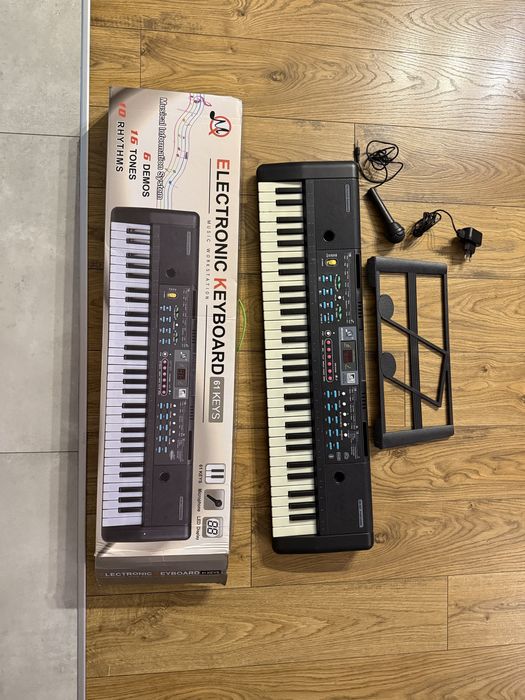 Keybord dla dziecka z mikrofonem