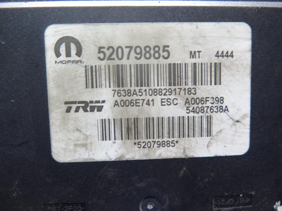 Módulo De Abs Jeep Renegade Closed Off-Road Vehicle Ref: 52079885