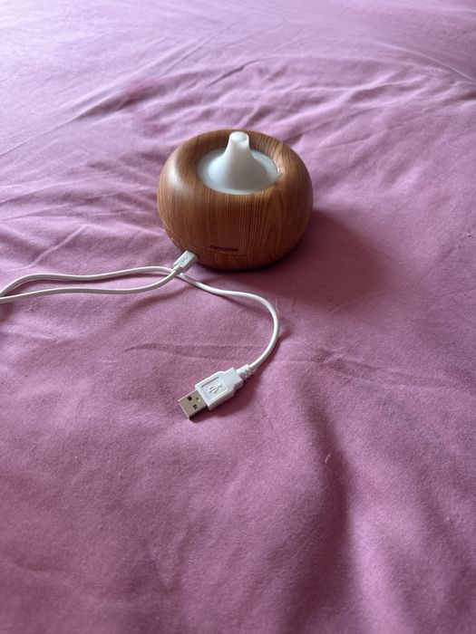 Difusor de Óleos Essenciais Ultrassónico LED – Efeito Madeira Prozis