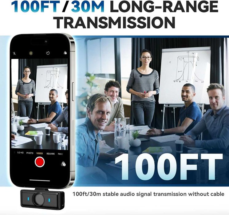 MICROFONES de 2 Cabeças de captação em cada microfone!