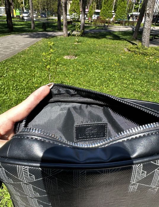 Барсетка LACOSTE чоловіча 25х20 см з пильником