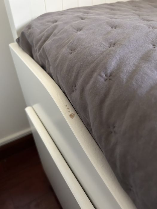 Cama individual/dupla com 3 gavetas