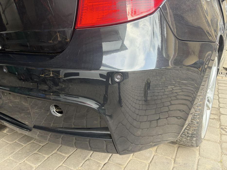 Zderzak tyl tylny bmw e81 e87 M pakiet black sapphire metalic 475/9 kpl pdc czujniki