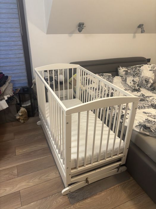 Łóżeczko dzieciec 60x120 z mataracem