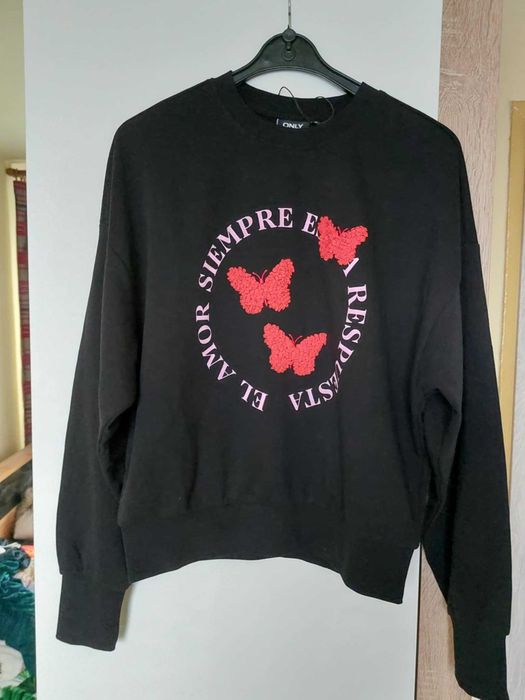 Nowa czarna bluza only