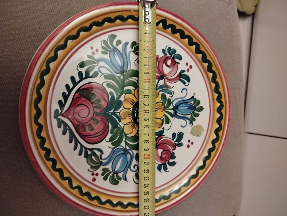 Stara patera ręcznie malowane