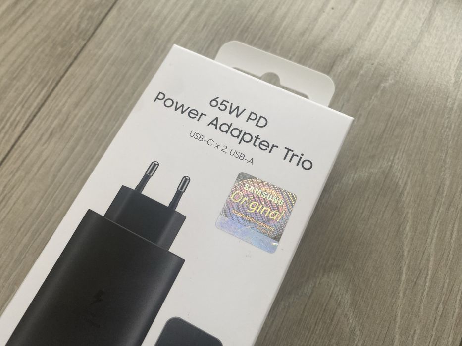 Oryginalna Szybka Ładowarka Samsung 65W Trio Okazja po