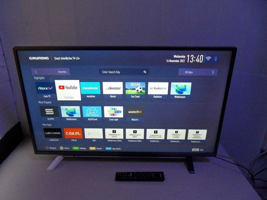 LED 40" SMART-TV dvb-t/2 hevc gwarancja