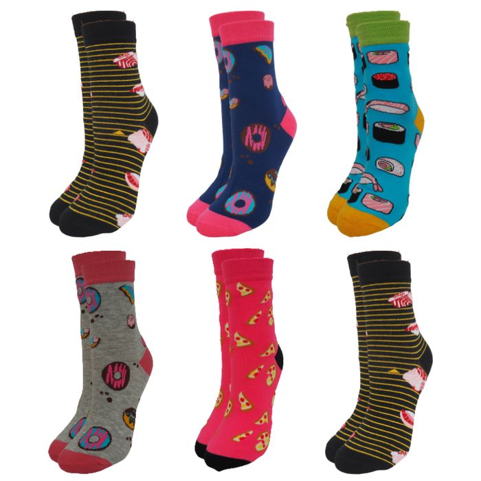 5xskarpety damskie mix kolorów 35-38 z3