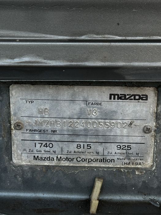 Mazda 929 1988г 2.0 Мкпп, переоформление: 800 $ - Mazda Аулы на Olx