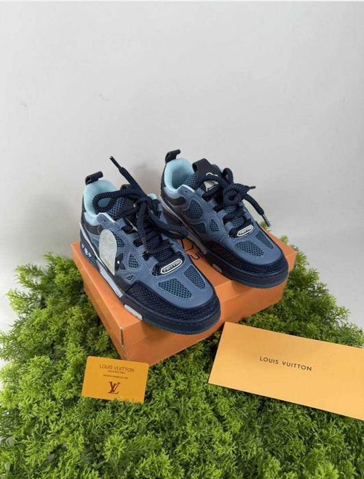 Кросівки Louis Vuitton Skate Sneaker Blue / голубі луї вітон скейт