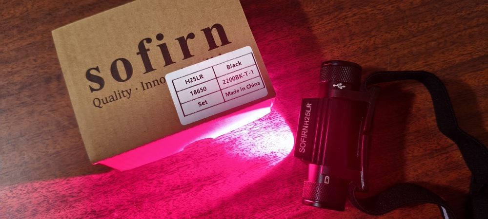 SOFIRN H25LR з червоним світлом 660нм\USB-C