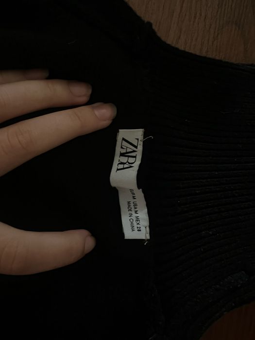 Гольф чорний Zara (водолазка)
