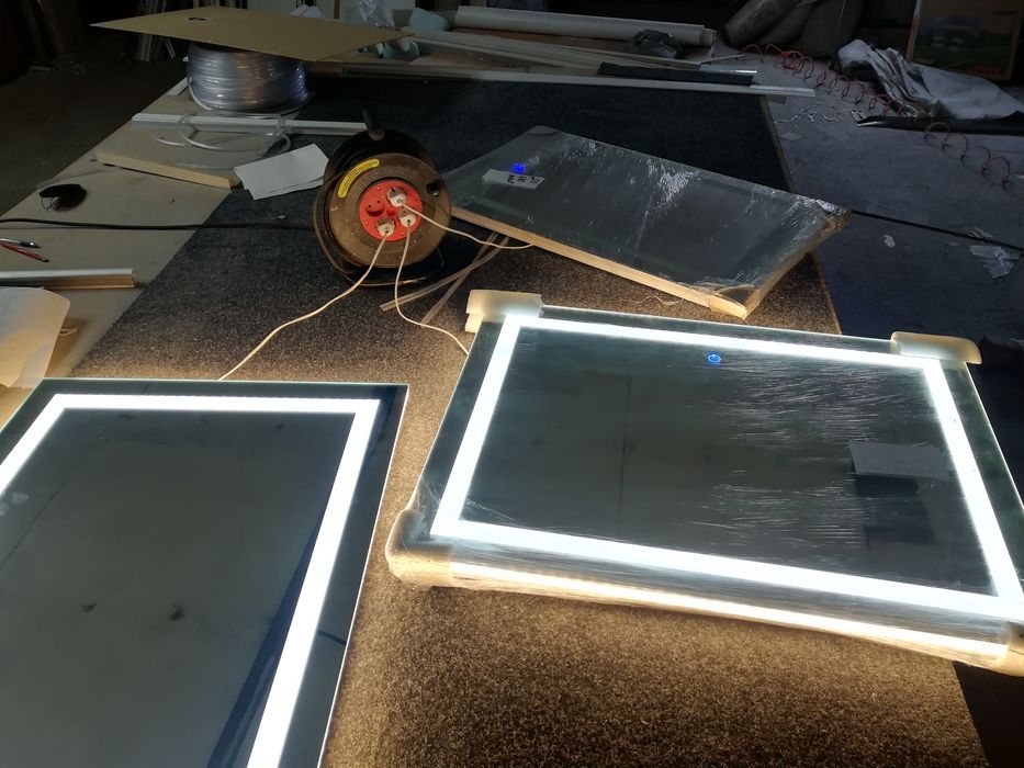 Зеркало с подсветкой, led зеркало,в ванную, зеркало для макияжа