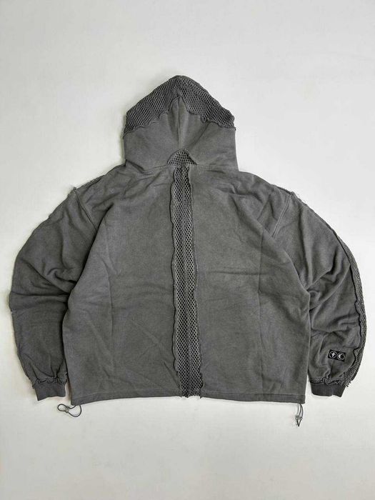 Худі Thug Club zip hoodie худи зипка y2k archive серая сіра зіпка