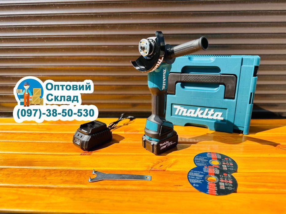 Акумуляторна Болгарка Makita DGA 404 потужна 1200 Вт 36V8A Макіта 1АКБ