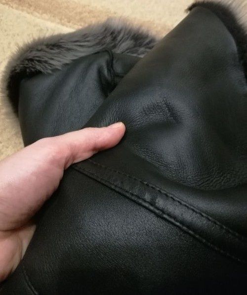 Женская дубленка MARINNI натуральная кожа р37