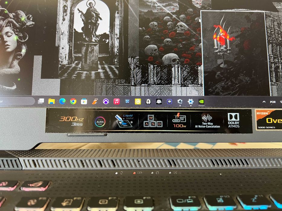 ROG STRIX Asus, Ryzen 9 5900HX, RTX 3070, 32Gb RAM