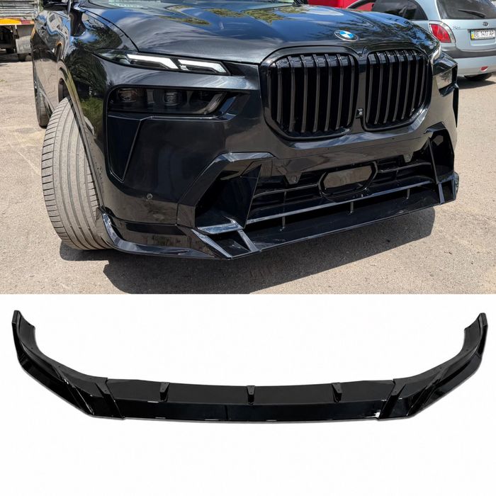 Юбка переднього бампера Paradigma BMW X7 G07 2023+, чорний глянець Артикул:  DRC10160-26