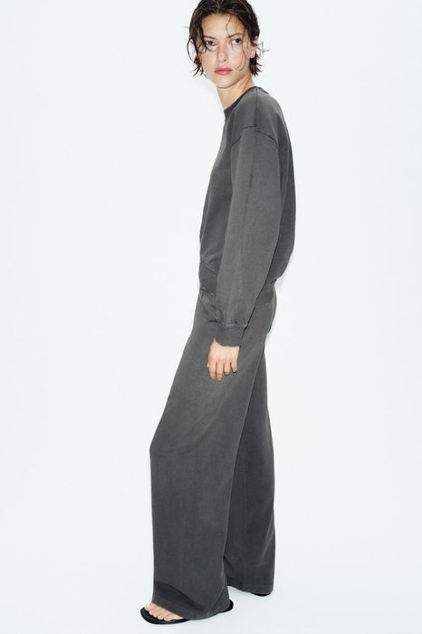 Костюм жіночий тринитка з ефектом прання Зара Zara M