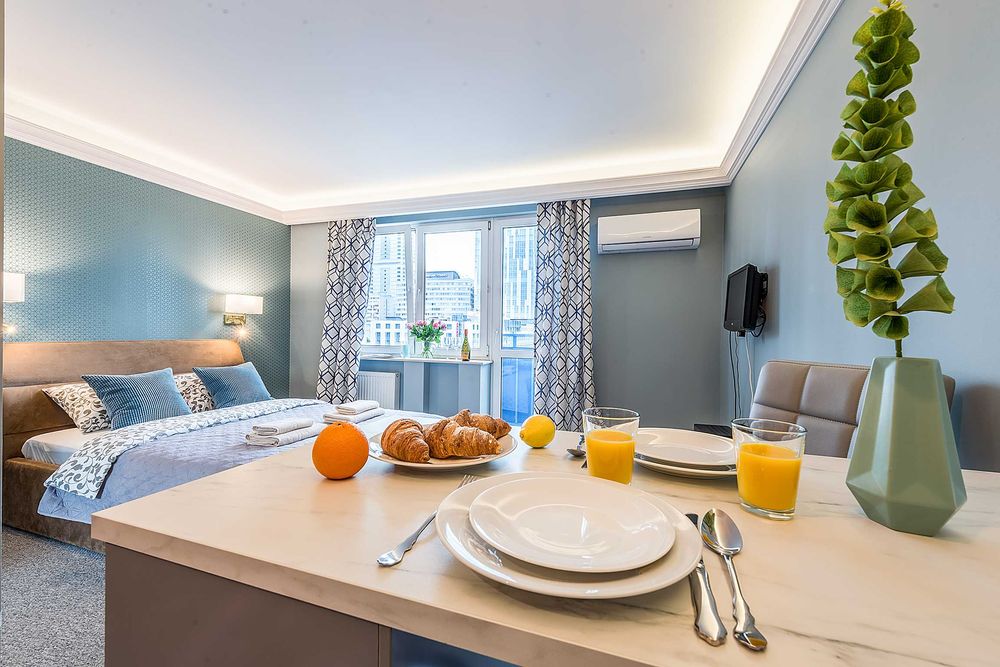 Mieszkanie w Centrum z widokiem na Pałac Kultury/Квартира в центре