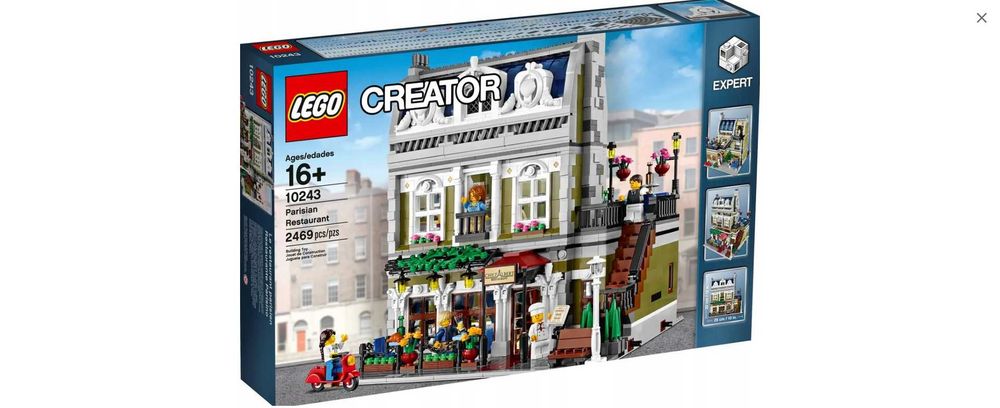 LEGO Creator Expert 10243 Zestaw Paryska Restauracja