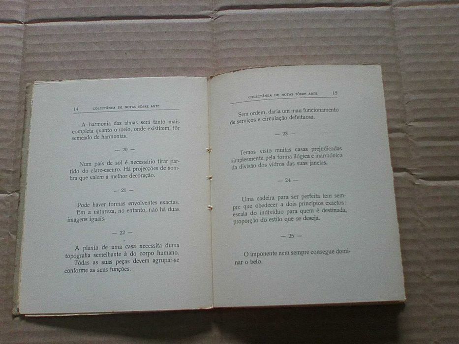 Colectânea de notas sobre arte