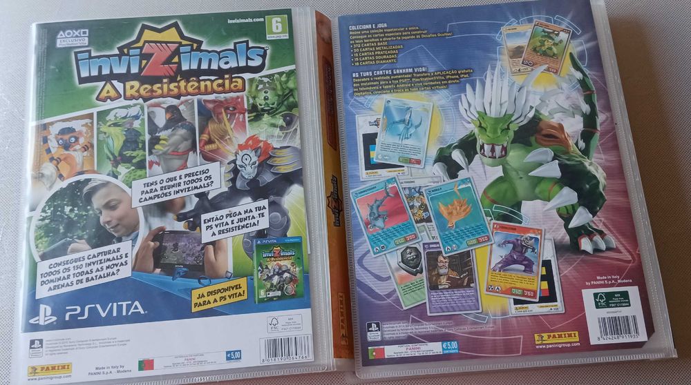 Cadernetas Invizimals