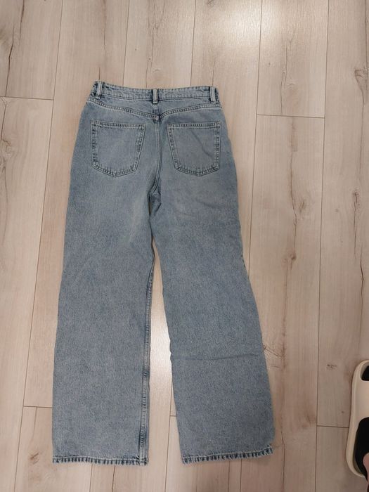 Spodnie jeansowe wide leg Sinsay