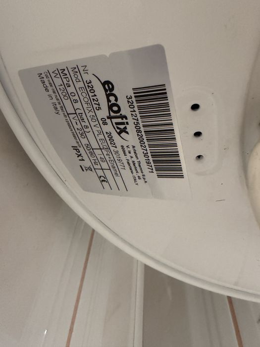 Bojler Ariston Ecofix 50 V – 50L