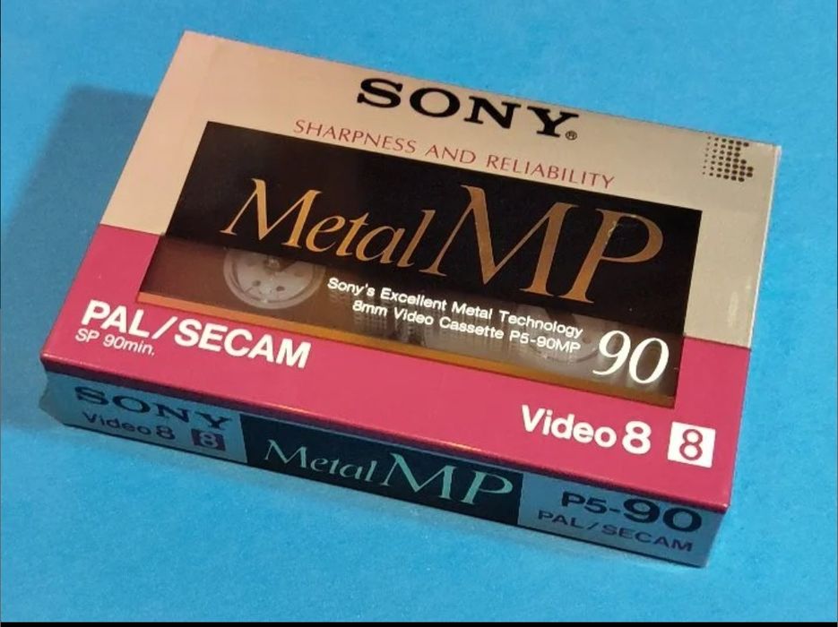 Cassetes video 8mm Sony metal