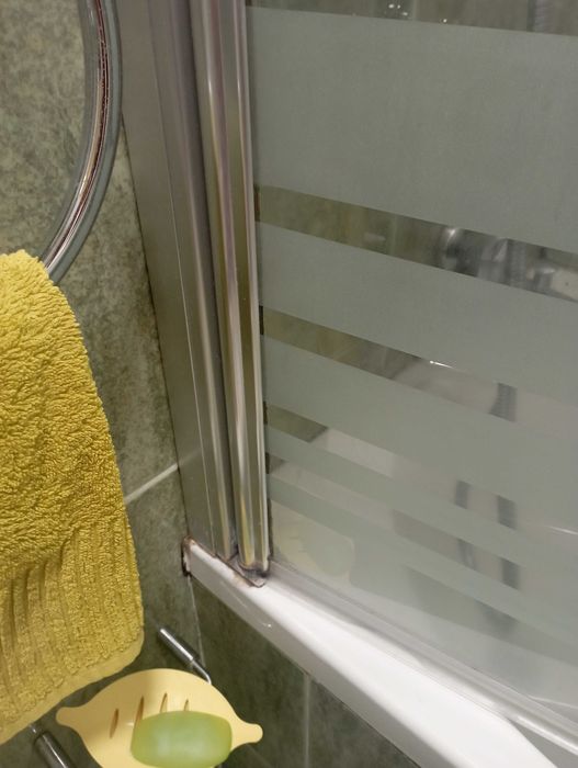 2 Portas / Resguardo para banheira em vidro temperado