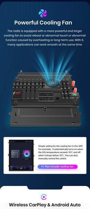 Rádio Ford fiesta 9,7 Polegadas 2009-16 Carplay GPS wifi Bluetooth