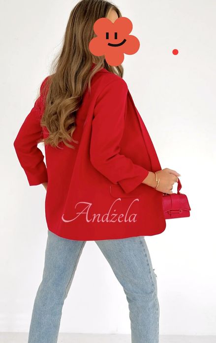 Czerwona marynarka S