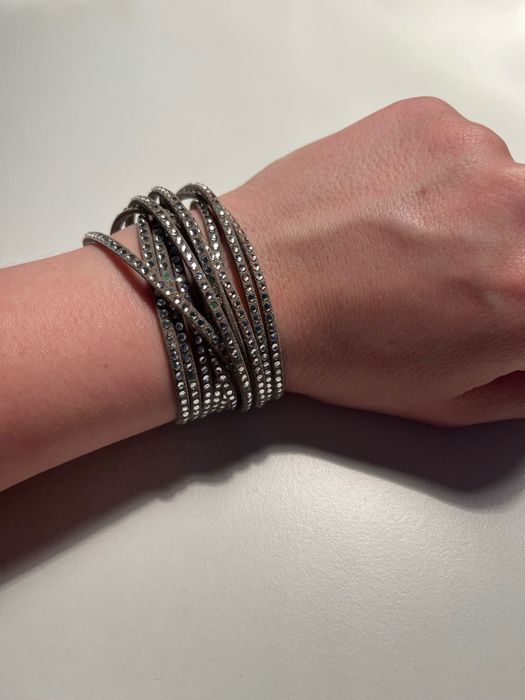 Bransoletka Swarovski srebrna