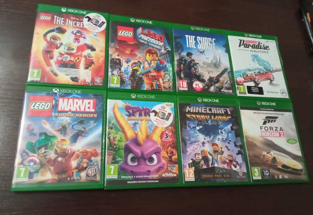 Gry na xbox one ,nowe i używane