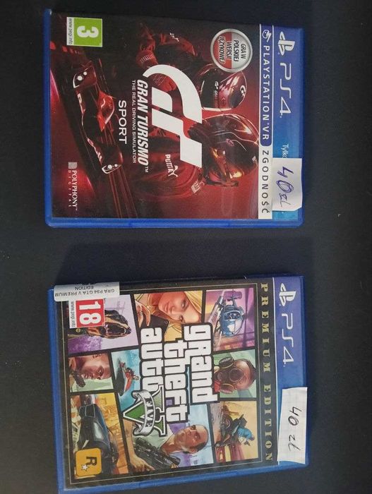 Sprzedam gier na PS 4