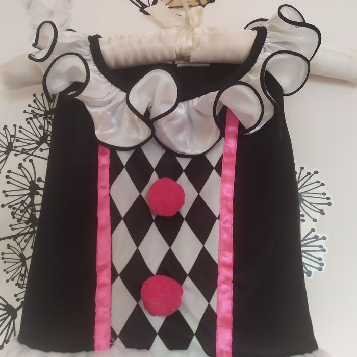 Карнавальное платье арлекино, клоуна на Хеллоуин