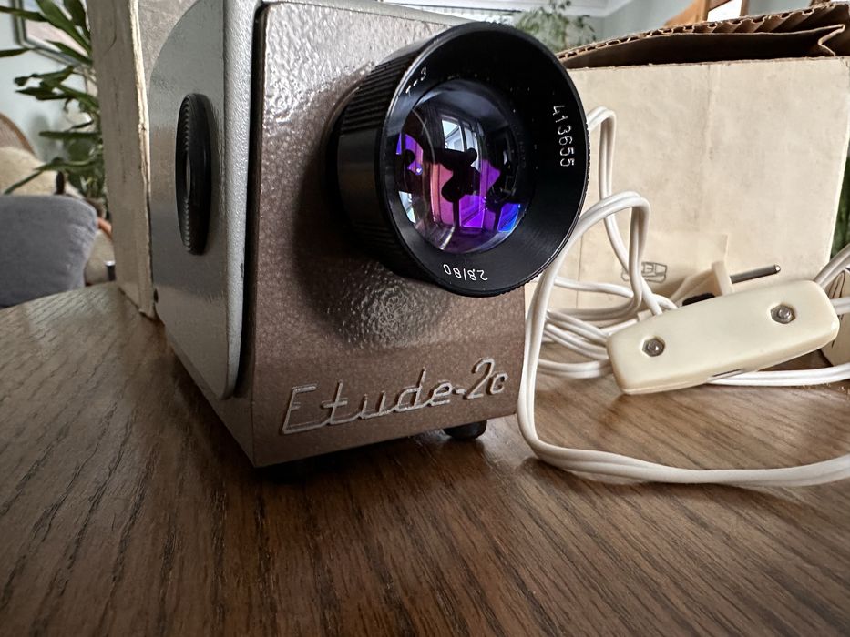 Etude 2c projektor rzutnik slajdów USSR vintage