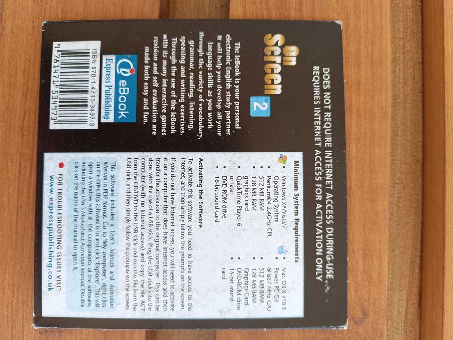 Manual de inglês On Screen 2