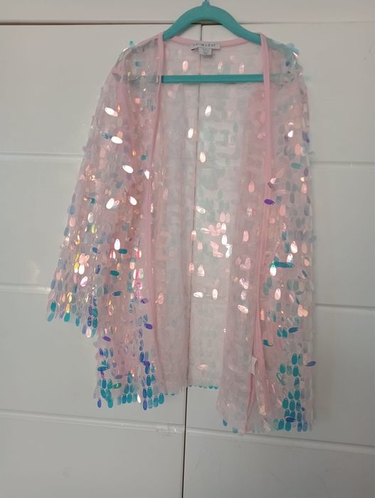 Bolerko narzutka cekinowa rozmiar 152