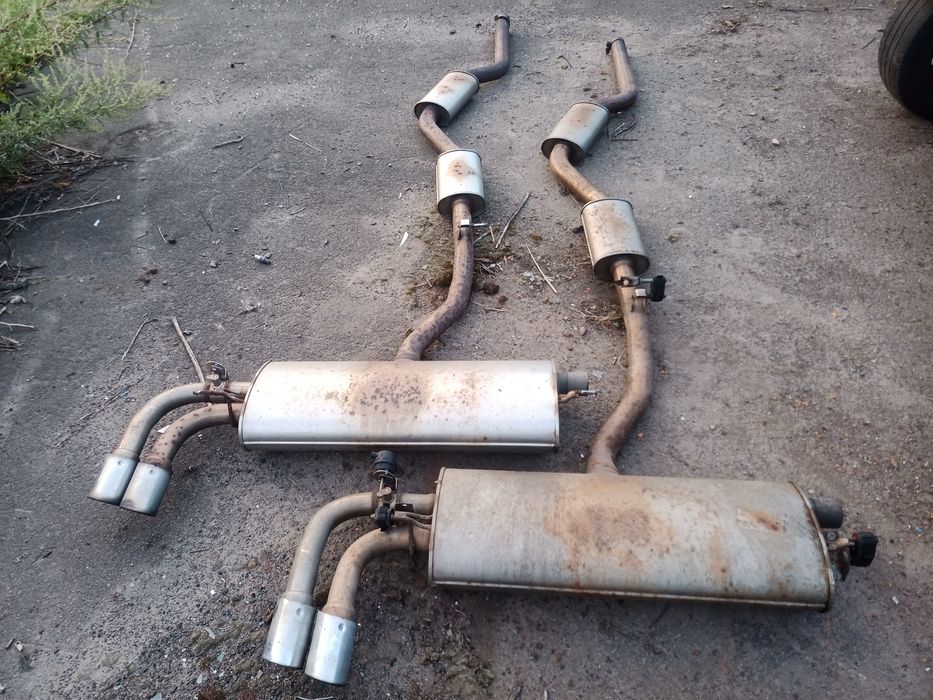 Глушитель выхлопная труба BMW X3 F25 F26 Е70 F15 вихлопна банка бочка