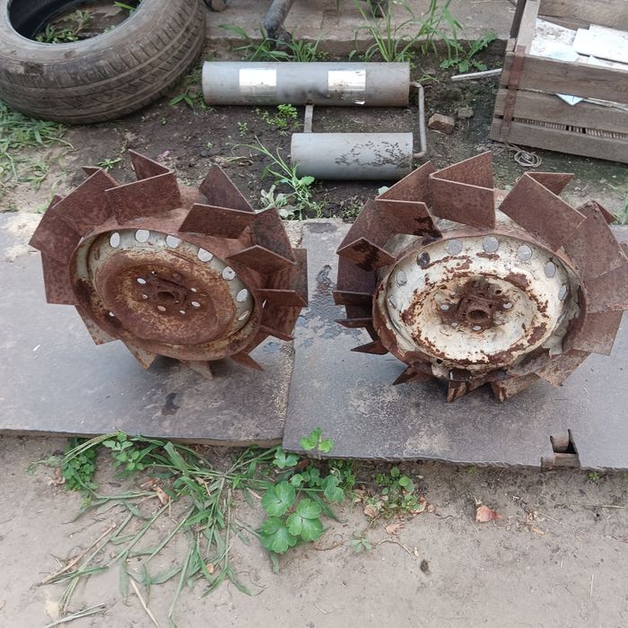 Грунтозацепи на мотоблок чорні 2 шт