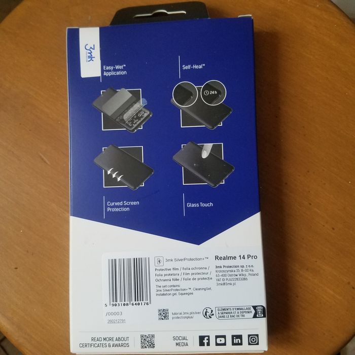 3MK SilverProtection+ Realme 14 Pro