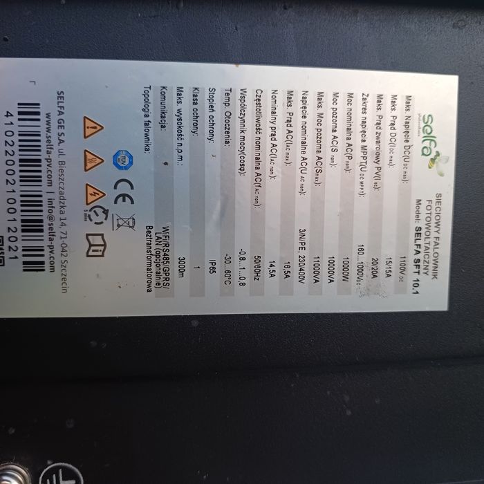 Falownik selfa 10kw