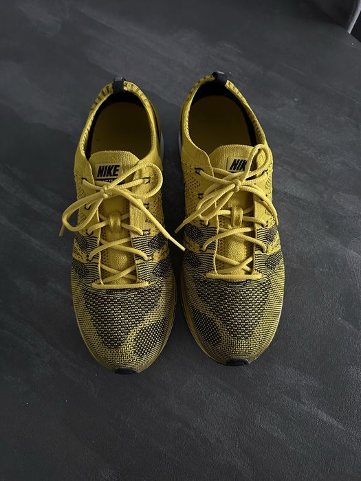 Nike flyknit trainer bright citron yellow zolte 44.5