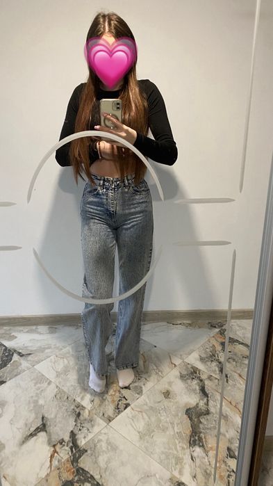 Сині джинси кльош