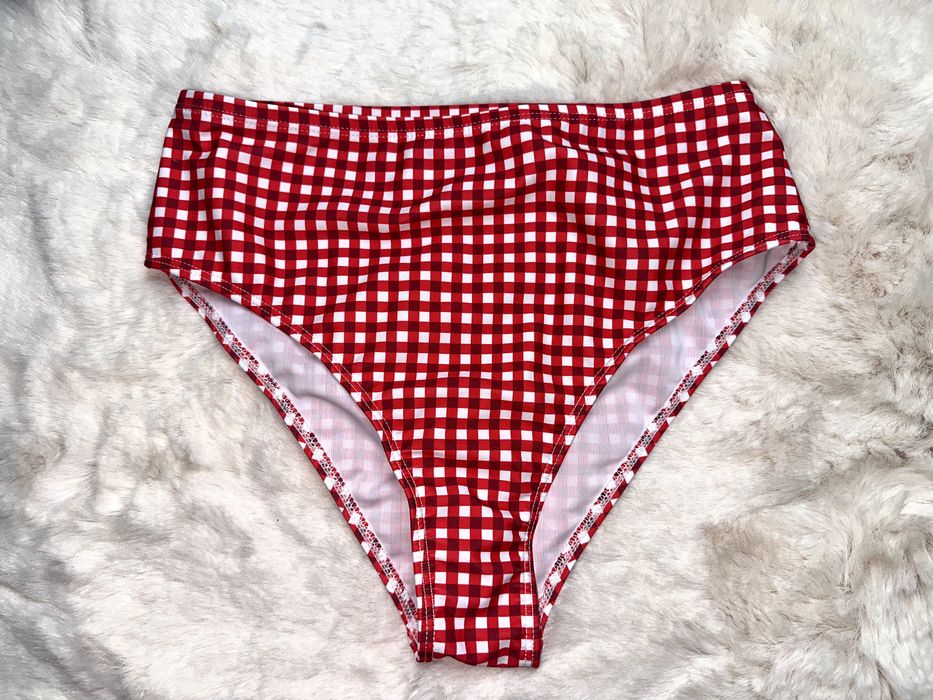Majtki kąpielowe nowe kratka S
