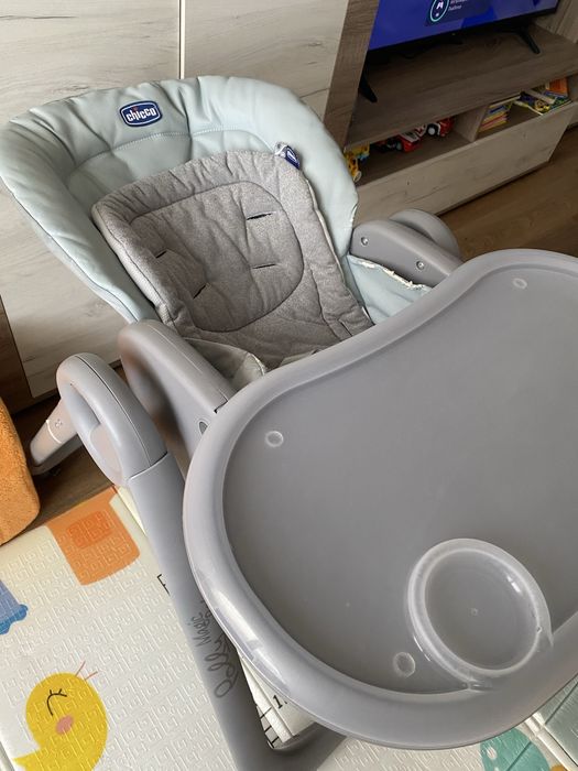 Стільчик для годування Chicco Polly Magic Relax, графітово-сірий