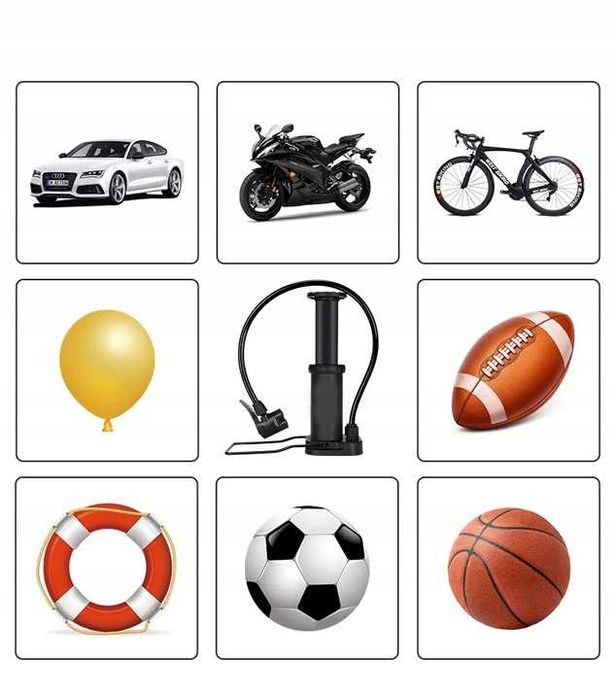 POMPKA ROWEROWA Podłogowa Nożna Do Roweru Piłek Balonów
